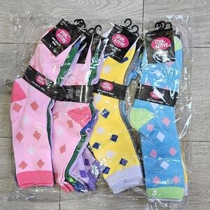 12 Pairs Assorted Socks